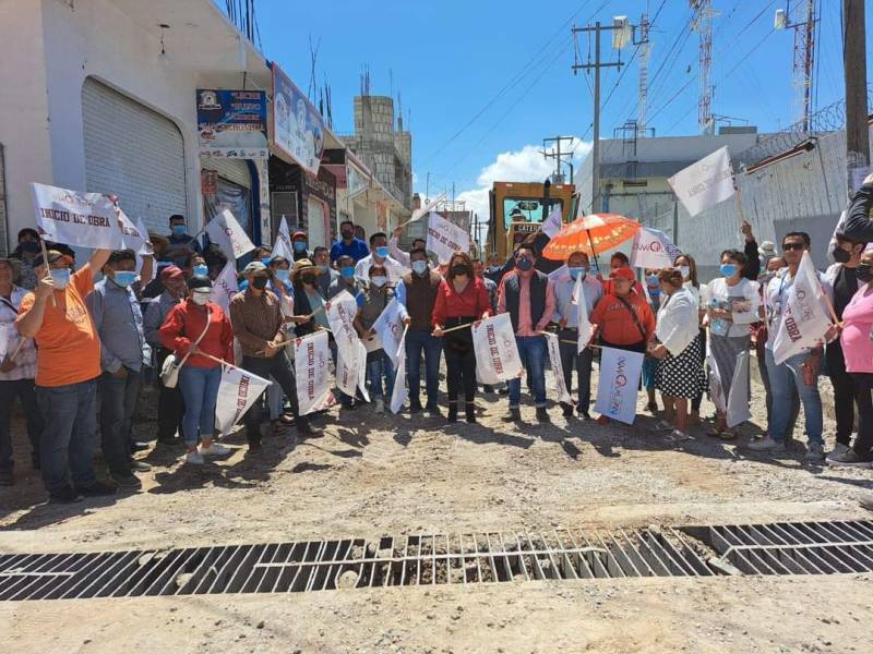 Inician obras de reconstrucción en Ixmiquilpan