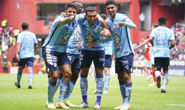 Pachuca goleó a Toluca y es cuarto lugar general