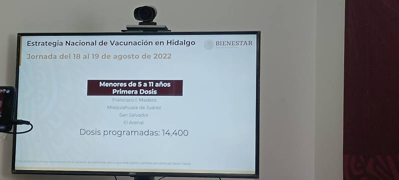 Vacunarán a menores de 5 a 11 años en 4 municipios