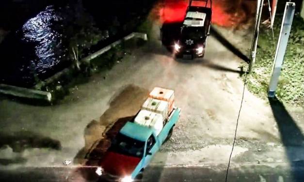 Incauta Policía Estatal camioneta ‘huachicolera’, en Tula
