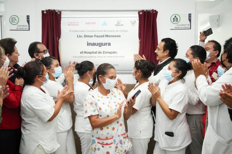 Entregó Fayad nuevo hospital y centro gerontológico en Zimapán