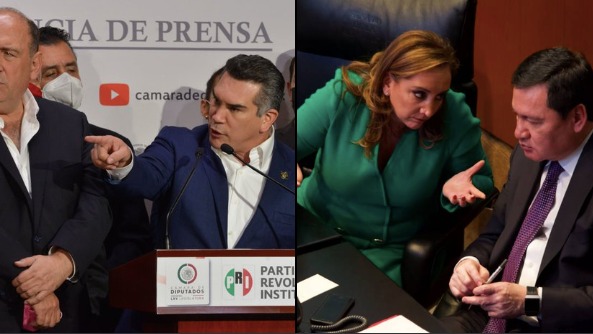 Chocan PRI y PAN; peligra alianza Va por México