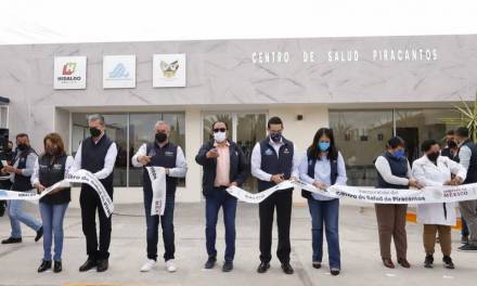 Amplían Centro de Salud de Piracantos, en Pachuca