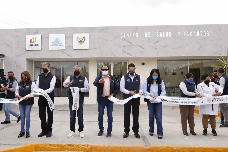 Amplían Centro de Salud de Piracantos, en Pachuca