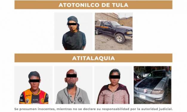 En distintos operativos, detienen a 4 hombres armados