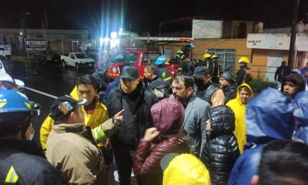 Atienden afectaciones por lluvias en Tepeapulco