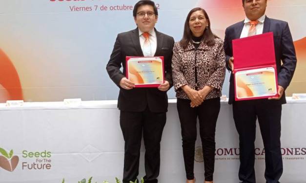 Reconocen a estudiantes de la UPMH ganadores de “Semillas para el Futuro México 2022”