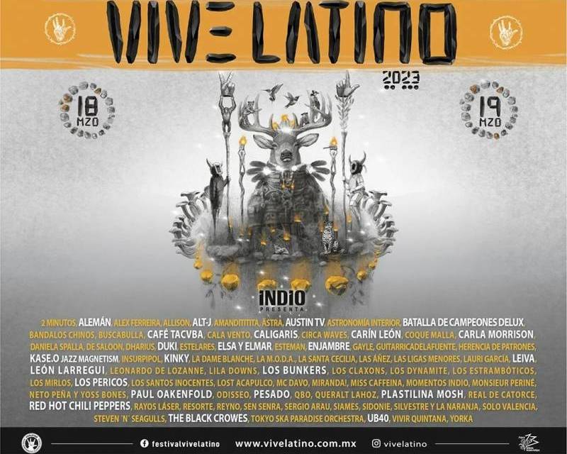Este es el line-up del Vive Latino 2023