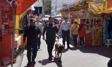 Policía mantiene vigilancia en la feria de Pachuca