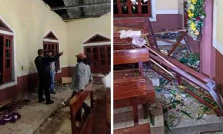 Explota pirotecnia en capilla de Veracruz; hay 10 heridos