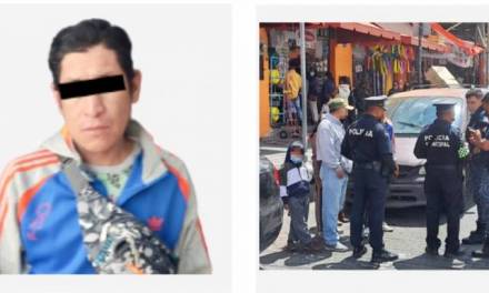 Detenido por agredir a una mujer en el centro de Pachuca