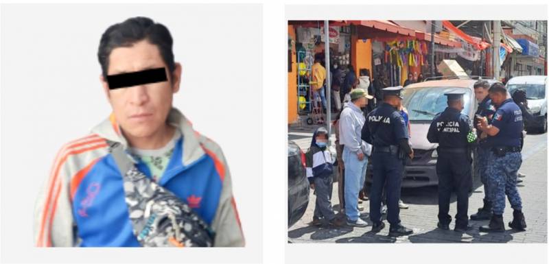 Detenido por agredir a una mujer en el centro de Pachuca