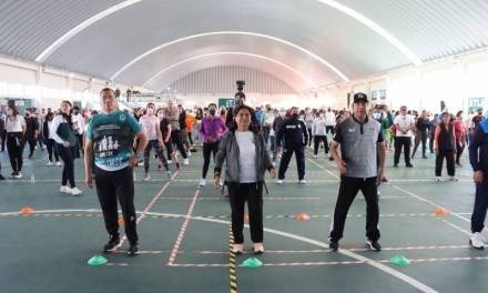 Participan más de 500 personas en la jornada Nacional de Activación Física