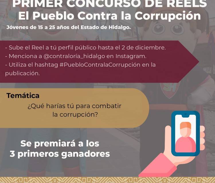 Continúa abierta la convocatoria del concurso “El Pueblo Contra la Corrupción”