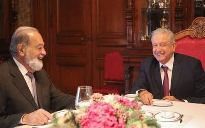 AMLO se reúne con Carlos Slim y expresidentes de Iberoamérica