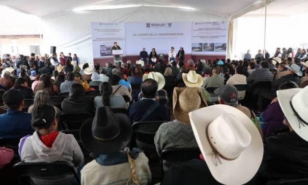 Anuncian obras carreteras en Tianguistengo