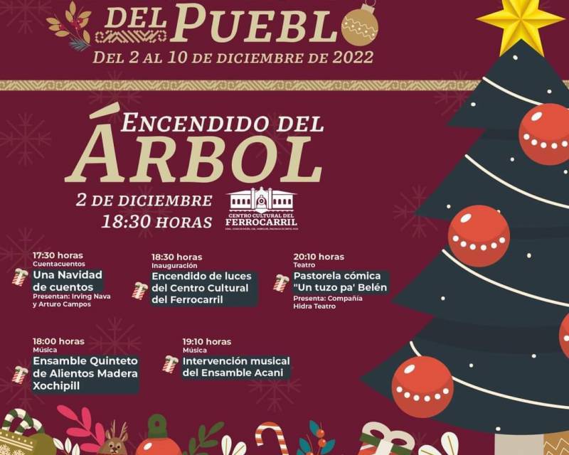 Llegará «La Navidad del Pueblo» a 22 municipios