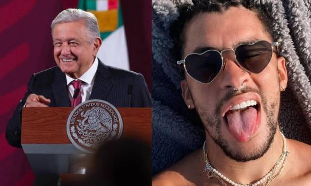 AMLO pide a Bad Bunny dar concierto en el Zócalo