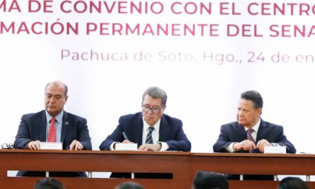 Funcionarios públicos de Hidalgo recibirán capacitación del Senado