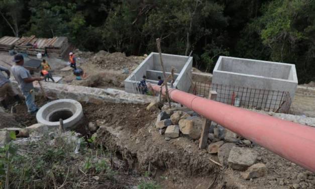 Construyen planta de tratamiento de aguas residuales en Mangocuatitla