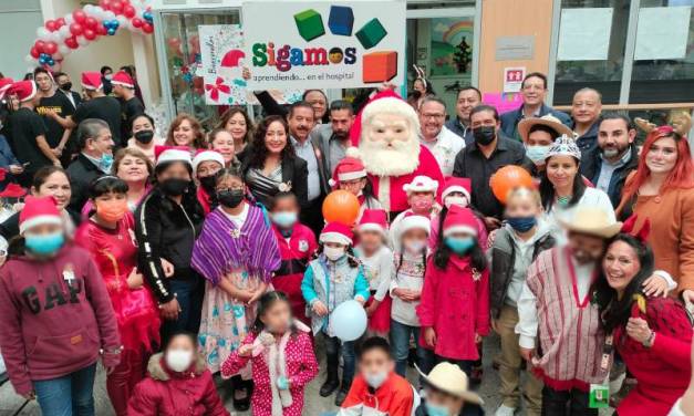 SEPH brinda servicio educativo a niños hospitalizados