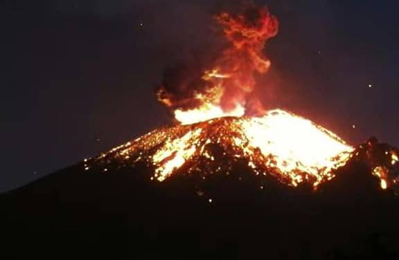 PC pendiente de alertas emitidas por actividad en el Popocatépetl