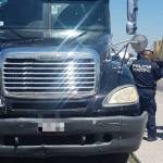 Recuperan en Tizayuca tractocamión con reporte de robo