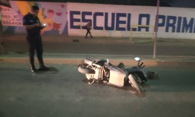 Un muerto y un herido tras choque en motocicleta en Huejutla