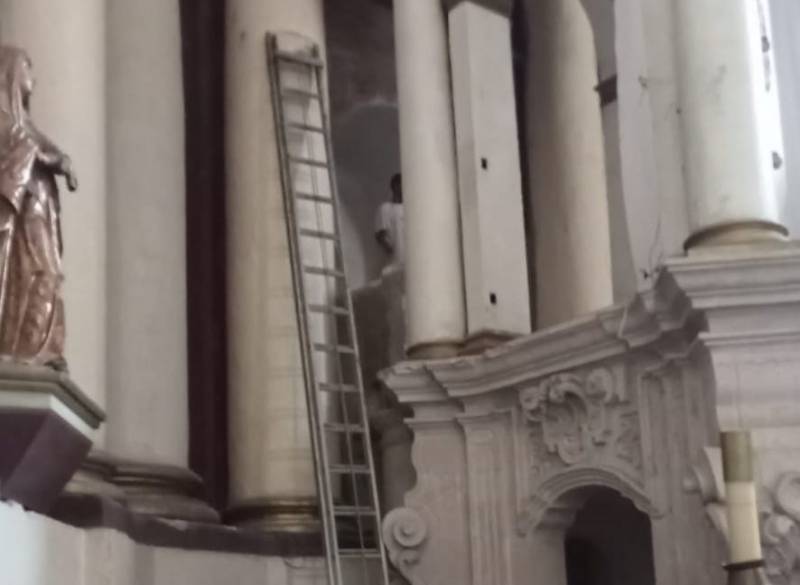Hombre pretendía suicidarse en la iglesia de Actopan