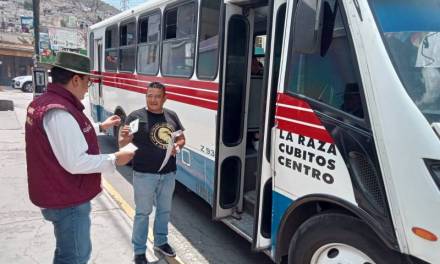 Tras operativo, sancionan a dos unidades de transporte público en La Raza