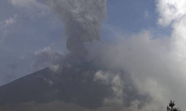 Ante actividad del Popocatépetl, monitorean 5 municipios hidalguenses