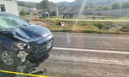 Muere mujer en accidente sobre la Pachuca-Ciudad Sahagún