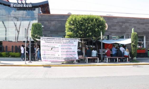 Continúa huelga en restaurante El Molino y la Canirac está de su lado