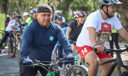 Conmemoran Día mundial de la bicicleta, con rodada ciclista