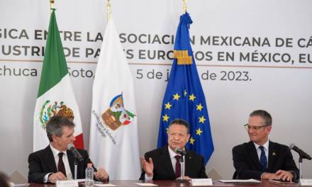 Menchaca trabaja para consolidar lazos comerciales con la Unión Europea