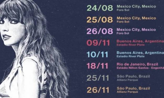 Taylor Swift dará tres conciertos en México