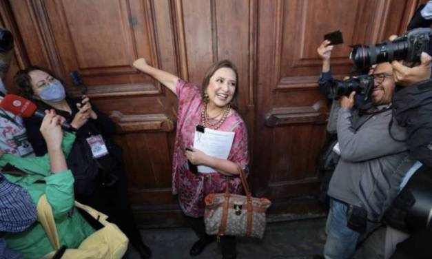 Impiden acceso de Xóchitl Gálvez a Palacio Nacional