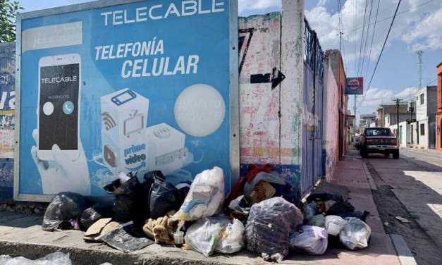 Calles de Actopan se llenan de basura por cierre de relleno sanitario