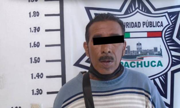 Policía de Pachuca detiene a un hombre por narcomenudeo