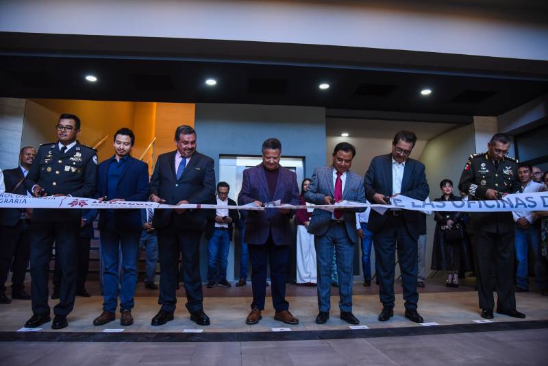 Menchaca inaugura oficinas de la  Procuraduría Agraria en Hidalgo