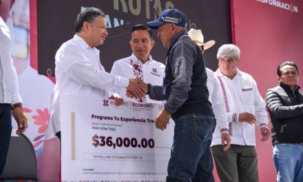 Menchaca Salazar anunció inversiones por 28 mdp en Nopala