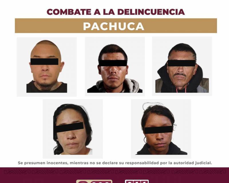 Desarticulan punto de distribución de drogas en Pachuca