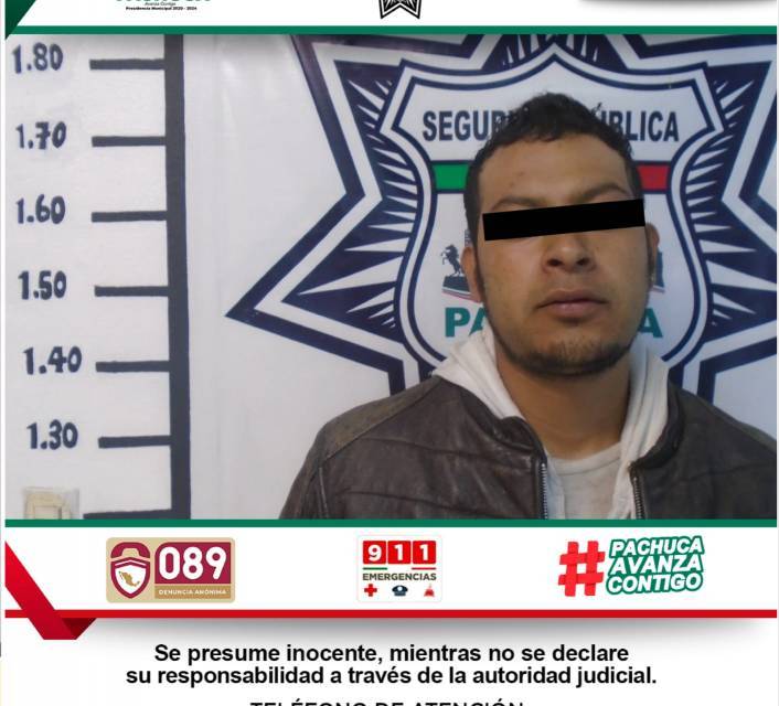 Detectan unidad con reporte de robo y cae el responsable en Pachuca