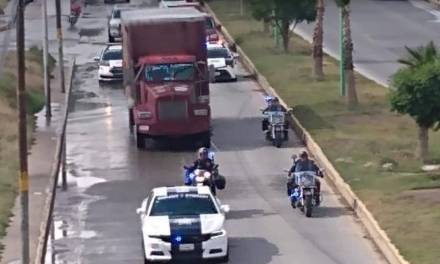 Policía de Pachuca recupera camión robado cargado de autopartes
