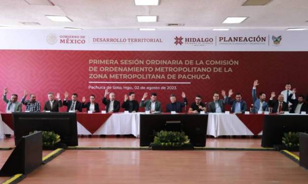 Instalan la Comisión de Ordenamiento Metropolitano de la Zona de Pachuca