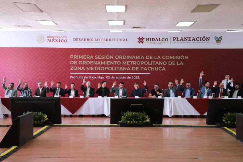 Instalan la Comisión de Ordenamiento Metropolitano de la Zona de Pachuca