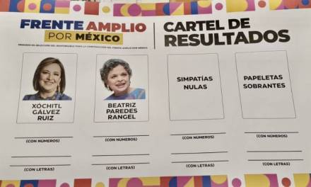 Xóchitl Gálvez supera a Beatriz Paredes en segunda encuesta del Frente Amplio