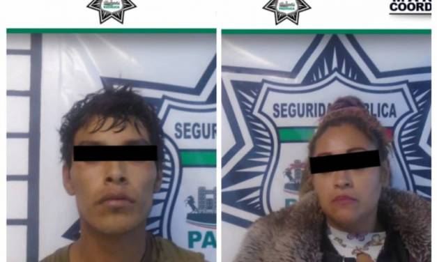 Detienen a 2 personas por presunto robo de cable