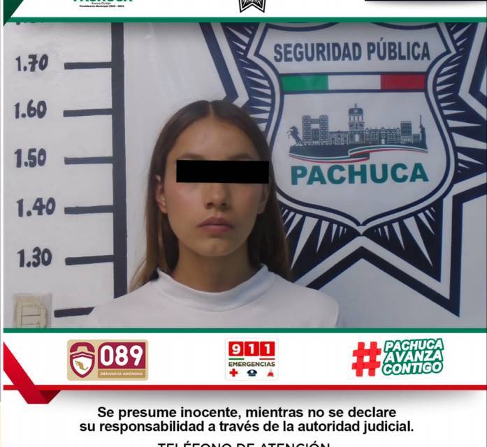 Detiene Policía de Pachuca a 2 personas por presunto robo