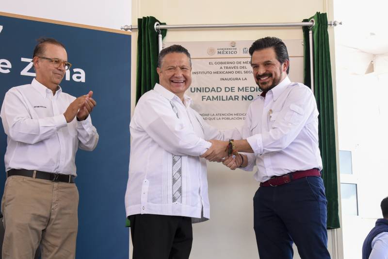 Inauguran Unidad de Medicina Familiar No. 37, en Tlaxcoapan